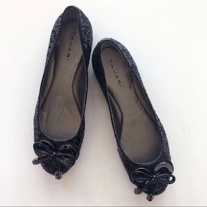 Tahari Sequin Spoodle Flats
